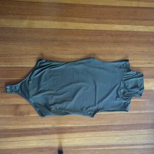Sleeveless Green Bodysuit